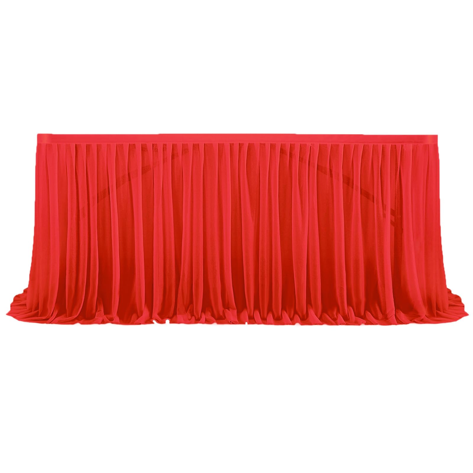 Nappe de réception en tulle et perles pour table de mariage - 8