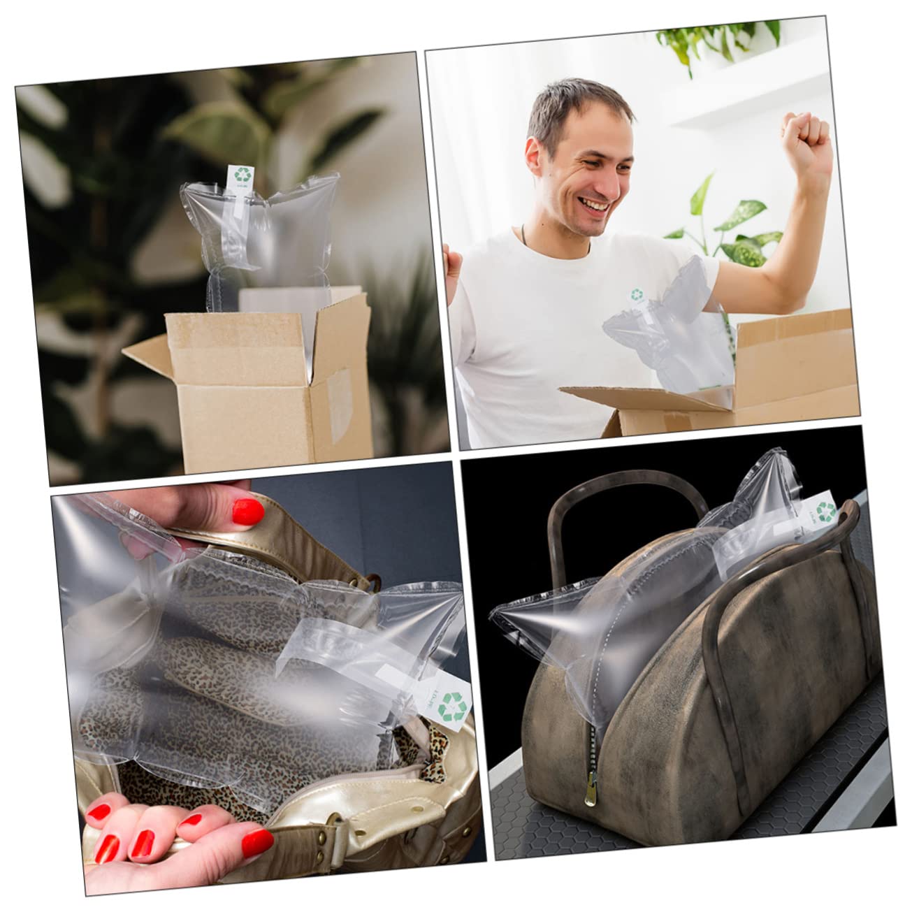 50 Sacchetti A Cuscino D'Aria Per Imballaggio - Protezione Per Spedizioni, Bolle D'Aria - Foto 4