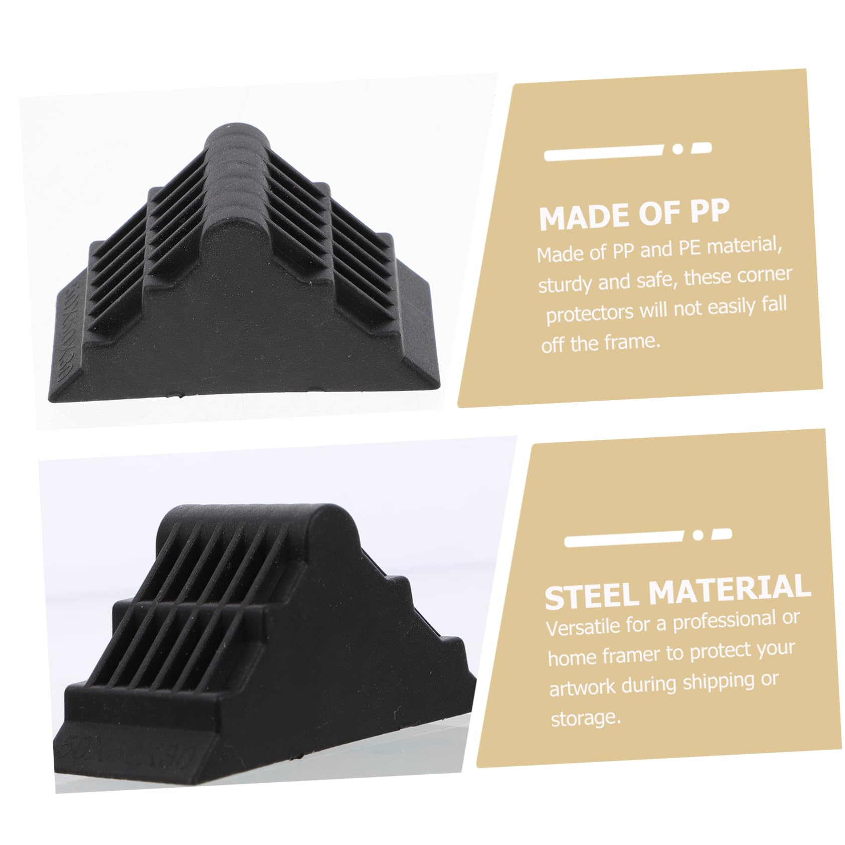 ibasenice Protections d'angle pour Cadre Photo et Meubles, Lot de 100 Pièces en PE et PP, Épaisses et Flexibles, pour Expédition et Stockage, Protection Sûre Chocs