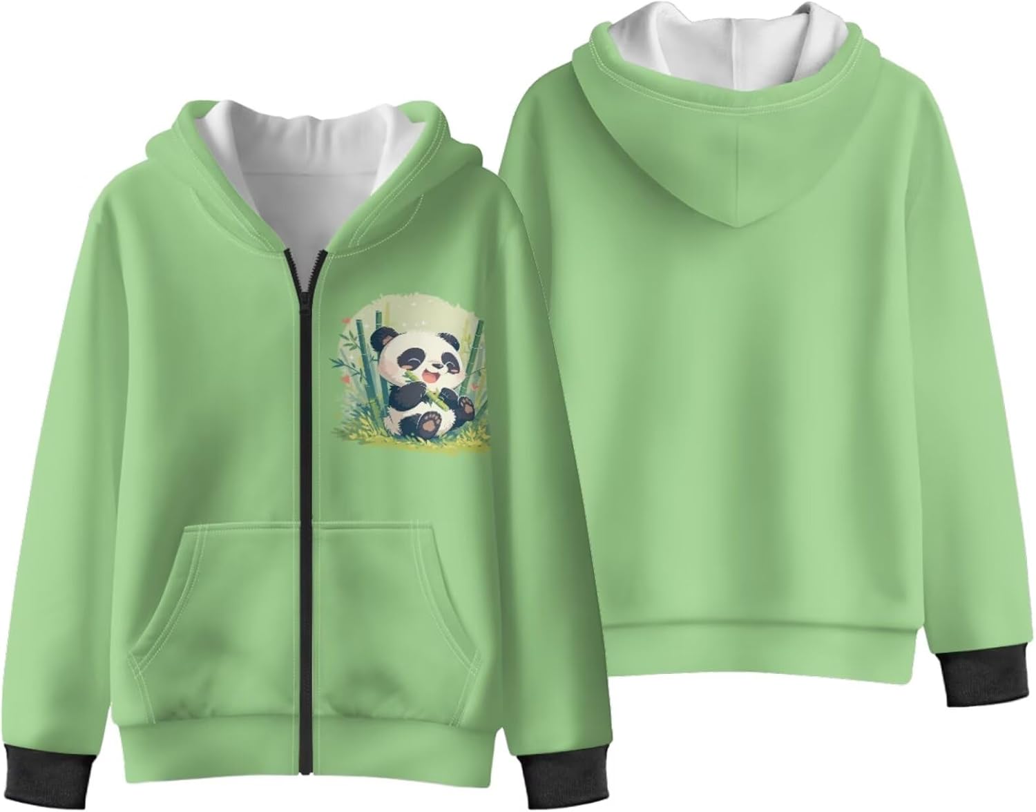 Girls Zip Up Hoodies Long Sleeve Casual Sweatshirt Chic Lightweight Outerwear Top Soft and Comfy Jacket for Kids
