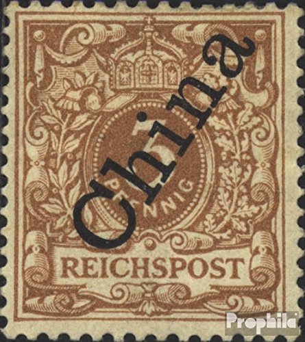 Prophila Collection Allemand. Post Chine 15b testés oblitéré 1901 émision de Surcharge (Timbres pour Les collectionneurs