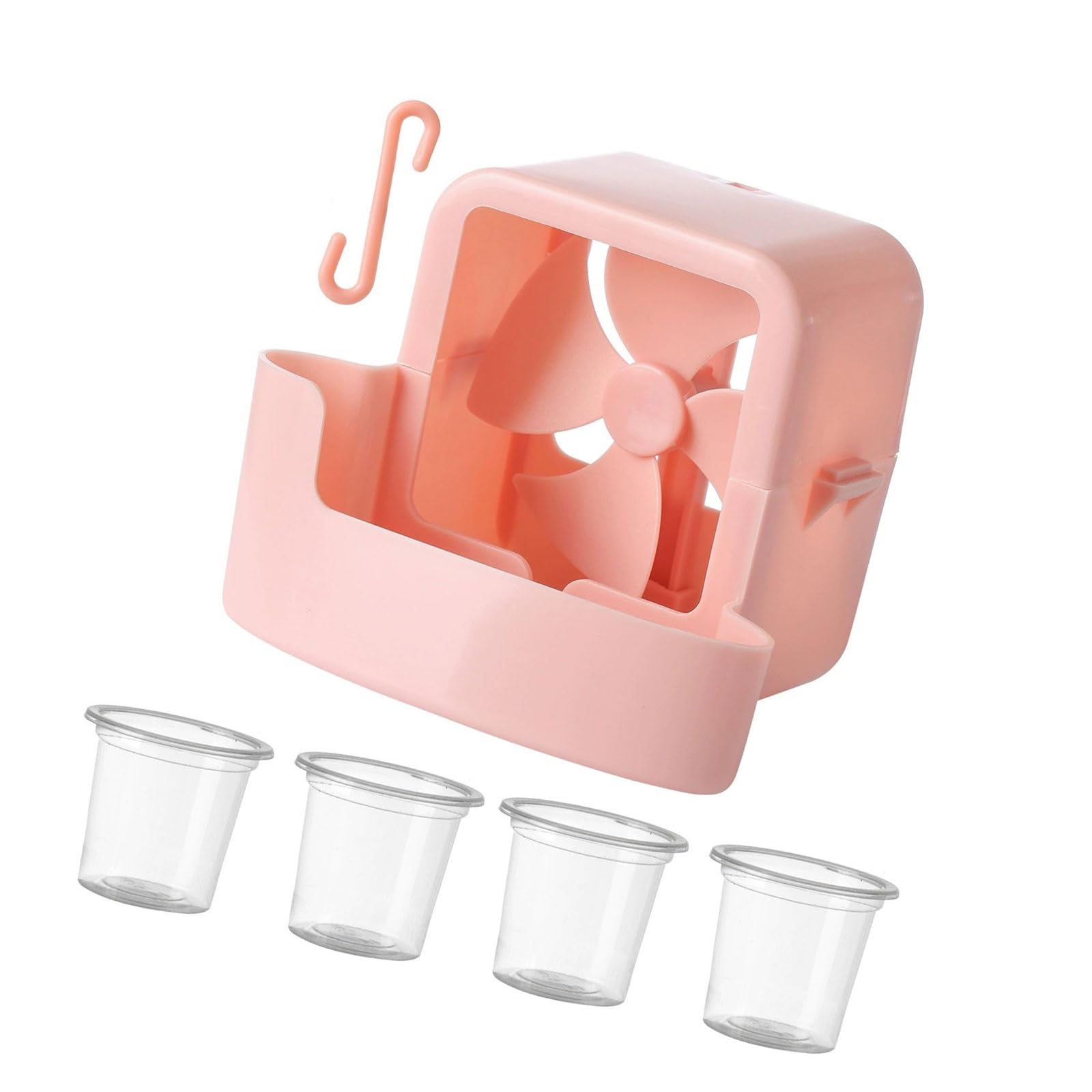 Xigacgeh B Efficient Portable Ice Cooling Ox Improve Fan Efficiency With Ice Cubes Texture For Home Outdoor Use Cooling Fan Attachment
