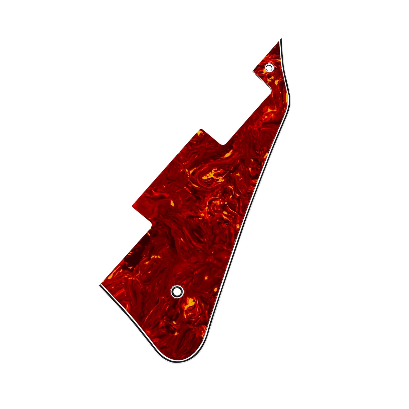 Banworks 4 Ply Les Paul Pickguard LP Pickguard Scratch Plate 2-Hole Electric Guitar Pickguard for USA Gibson Les Paul LP JT/HB-05 Brown Tortoiseshell - Image 4