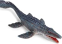 Vista 8 de EOIVSH Gran Figura de Juguetes de Mosasaurus, Gran Protector del Océano Mosasaurus Mordiendo a un Pterosaurio, Figura de Dinosaurio Monstruo Marino