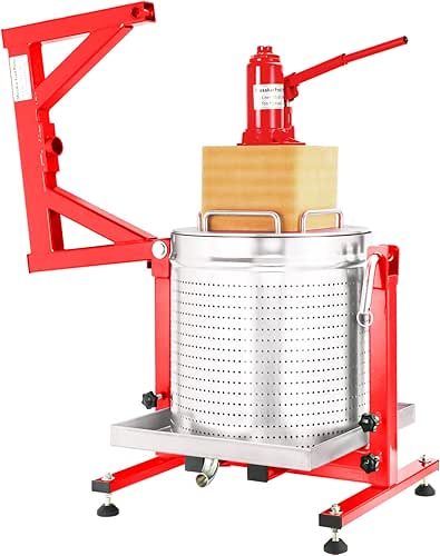 10.6 Gallon / 40L Mosakar Hydraulic Fruit Press. 5 Ton