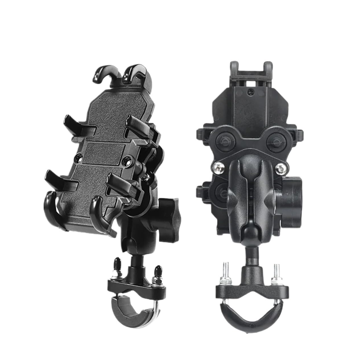 Supporto For Manubrio For Telefono Moto Moto Antiurto | Staffa GPS Moto Scooter Morsetto Universale Antivibrante For Smartphone(Mirror shock asb)