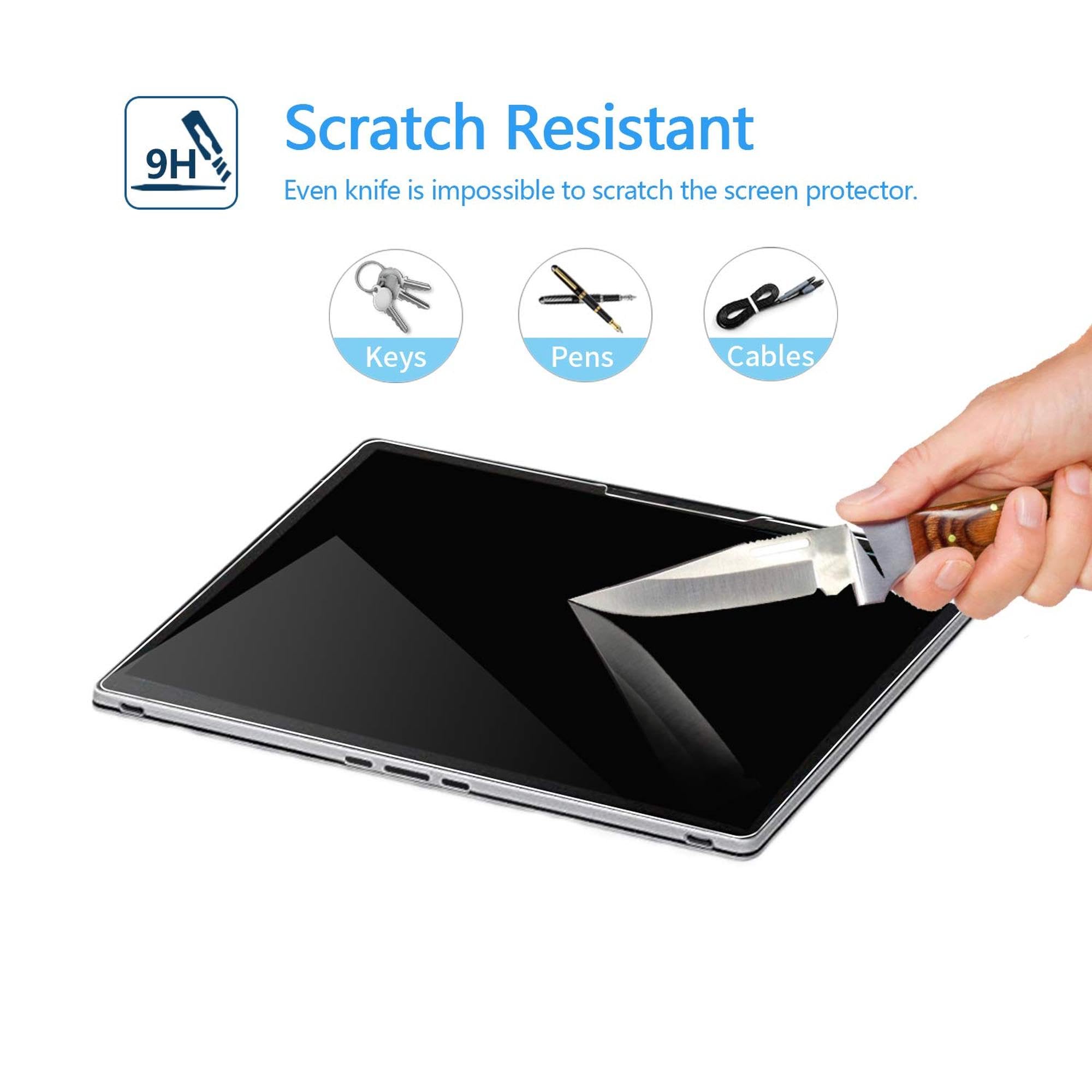 Megoo [2 Pack] Screen Protector for Surface Book 3/2/1 (13.5 Inch),Tempered Glass/Easy Installation/Scratch resistant, Compatible with Microsoft Surface Pen