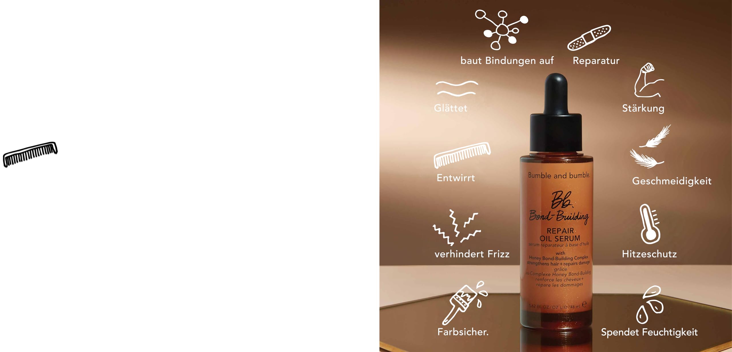 Bumble and bumble. Bond-Building Hair Repair Oil Serum Treatment 48 ml