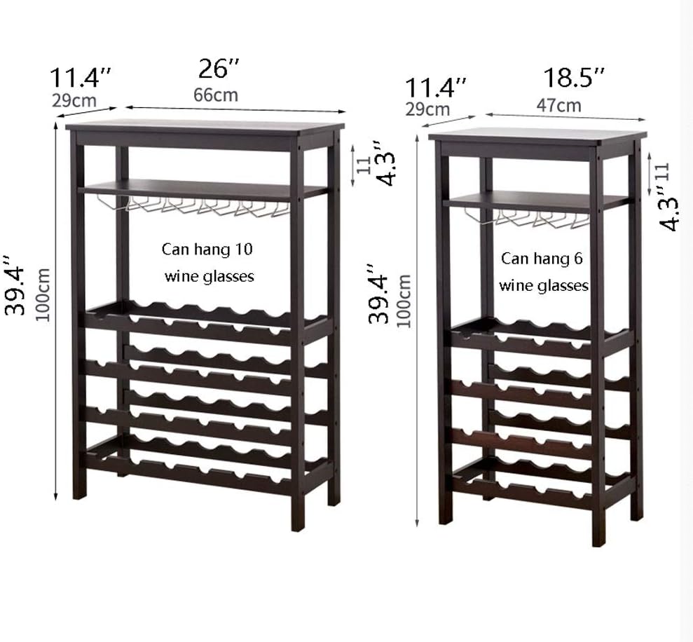 Wine Racks European Solid Wood Wine Rack Wine Racks Free Standing Floor Wine Display Rack Wine Cabinet Cup Holder Bottle Wine Rack Wine Rack Stand Wine Racks (Color : A Size : 67CM)