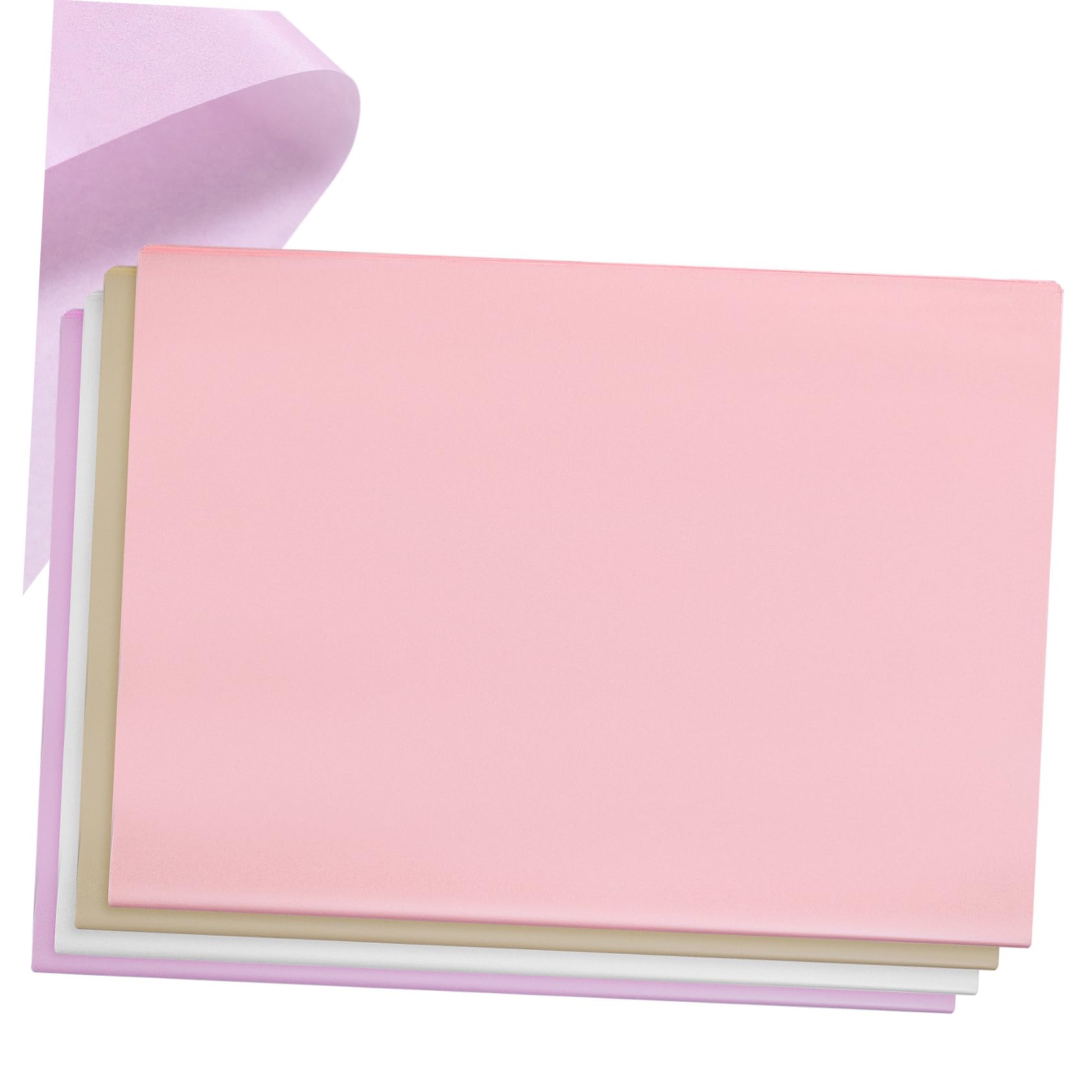 DOITOOL Carta Velina per Confezioni Regalo 80 Fogli 50x70 Cm Carta Spessa Design Colorato per Incartare Fiori e Oggetti di Diverse Forme