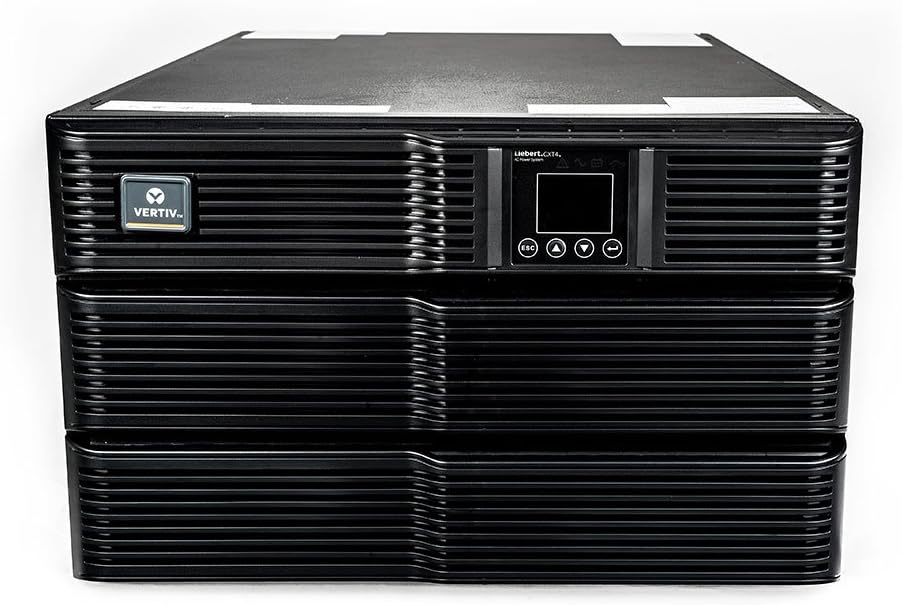Liebert GXT4 UPS 10000VA 9000W 208V/120V UPS w/Network Card, Online Double Conversion Rack Mount/Tower UPS, Uninterruptible Power Supply, Sine Wave, AVR, Battery Backup(GXT4-10000RT208)