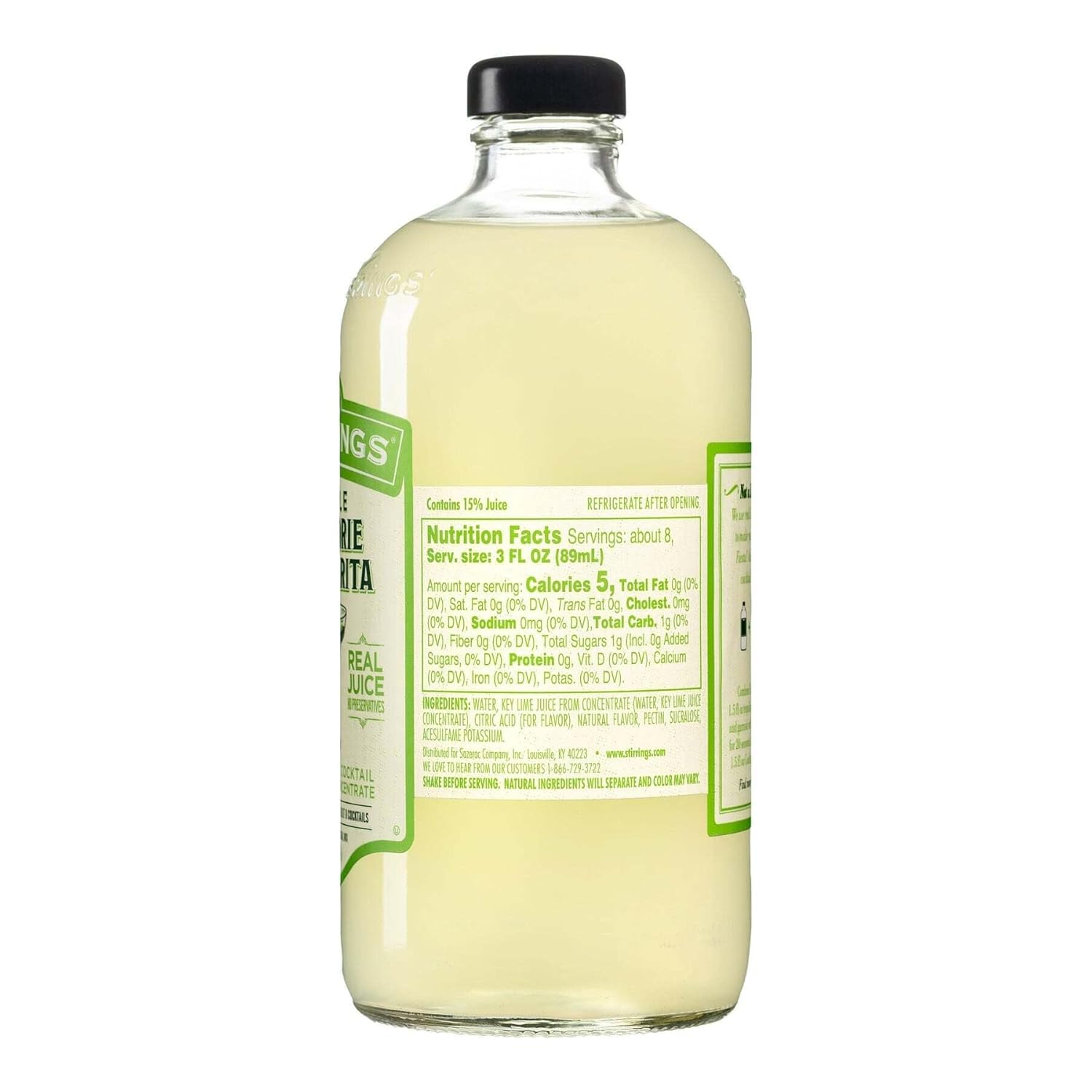 Stirrings Margarita Mixer 5 Cal 750 ml (Pack of 6)