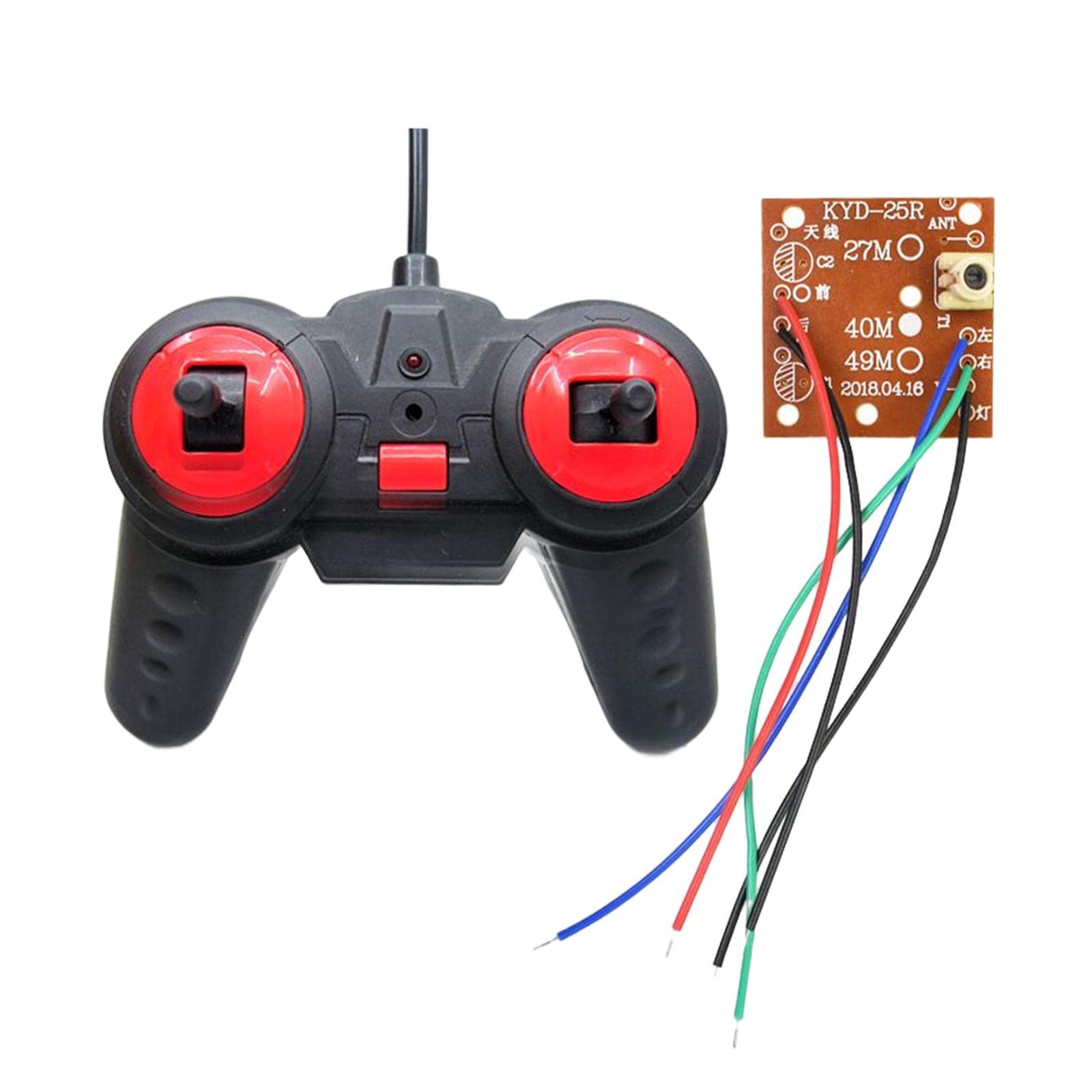 Kit télécommande universel 27MHz/49MHz destiné aux voitures télécommandées, remplace le kit compatible, accessoires RC, contrôle précis, installation facile.