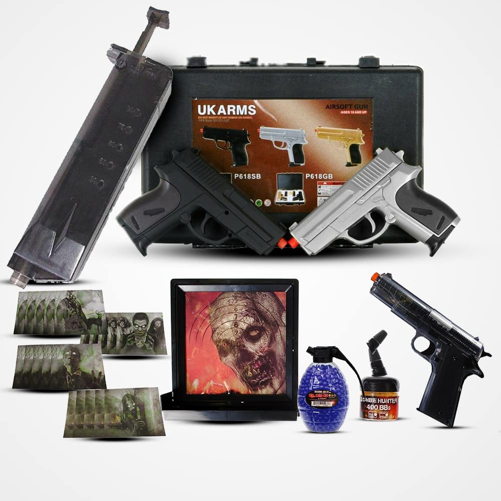 Buy Airsoft s Package Bundle 7pc, 8pc and 15 Piece Kits Targets and