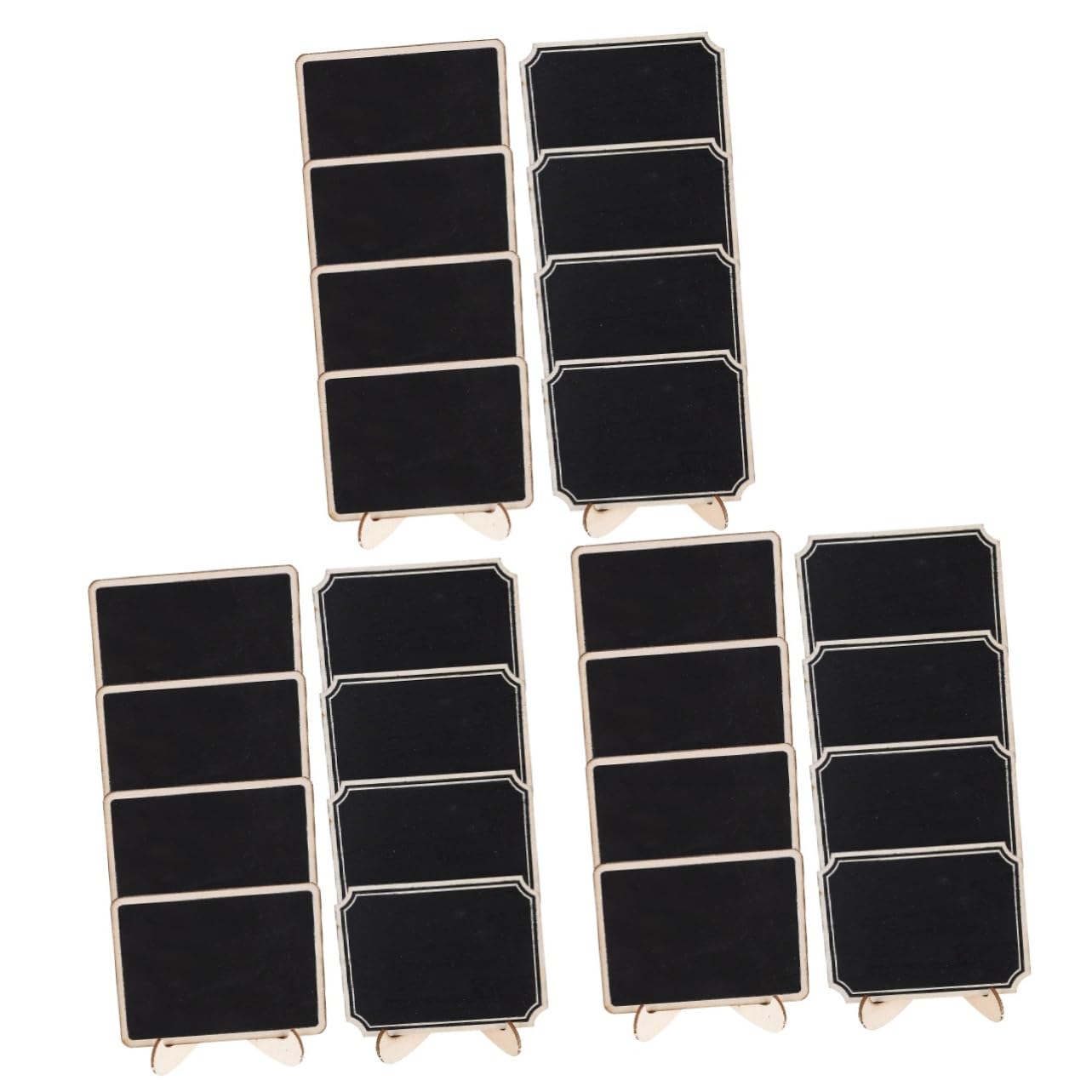 MAGICLULU 3 Juegos Pizarra Pequeña Para Carteles Pizarra Letrero Tablero Para Mensajes Tablero De Fieltro Para Letras De Avisos De Fieltro Pizarra 20 piezas * 3
