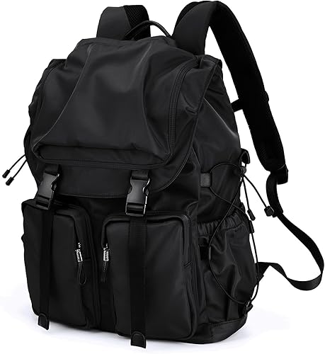 Vintage Laptop Backpack for Men & Women, 30L Functional Stylish Backpack with Stretchy Side Pocket Design, Water Resistant College Work Commuter Travel Backpack Fits 15.6 Inch Tablet, Notebook Vintage Laptop Backpack for Men & Women, 30L Functional Stylish Backpack with Stretchy Side Pocket Design, Water Resistant College Work Commuter Travel Backpack Fits 15.6 Inch Tablet, Notebook