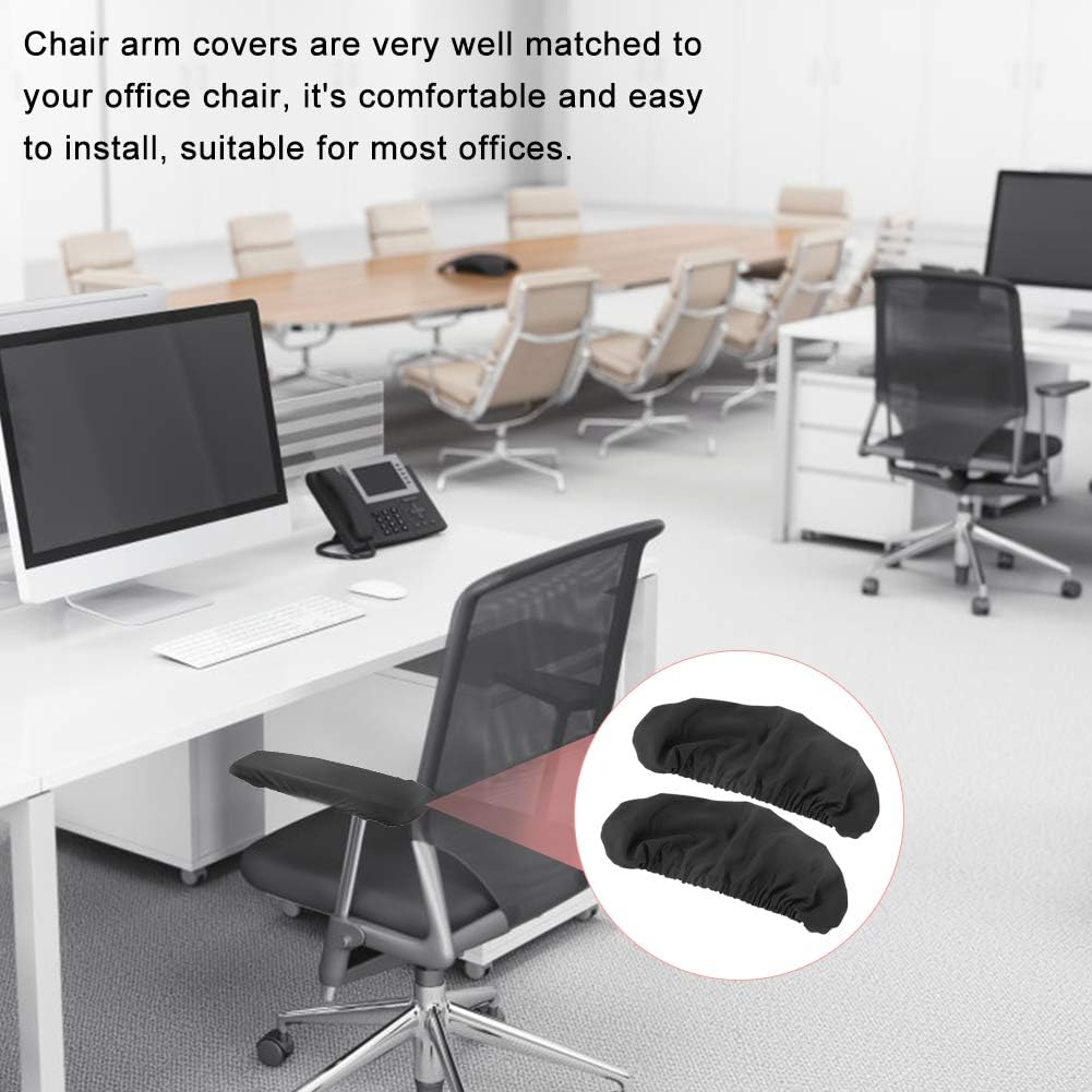 Uр Tо 50% оƒƒ Fdit 1 Pair Removable Chair Armrest Covers Elastic Protector Office Armchair Cover (Black) Blасk Frіdау - 70% оƒƒ Fdit 1 Pair Removable Chair Armrest Covers Elastic Protector Office Armchair Cover (Black)