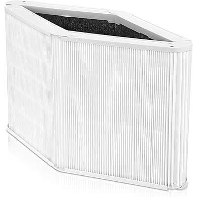 isinlive Blue Pure 221 231 211 3610 用フィルター ブルーピュア200シリーズ 交換用フィルター 【抗菌・脱臭・花粉対策・pm2.5対応・HEPA集じん】 空気清浄機フィルター パーティクル プラス カーボン 103995/106334 ホワイト