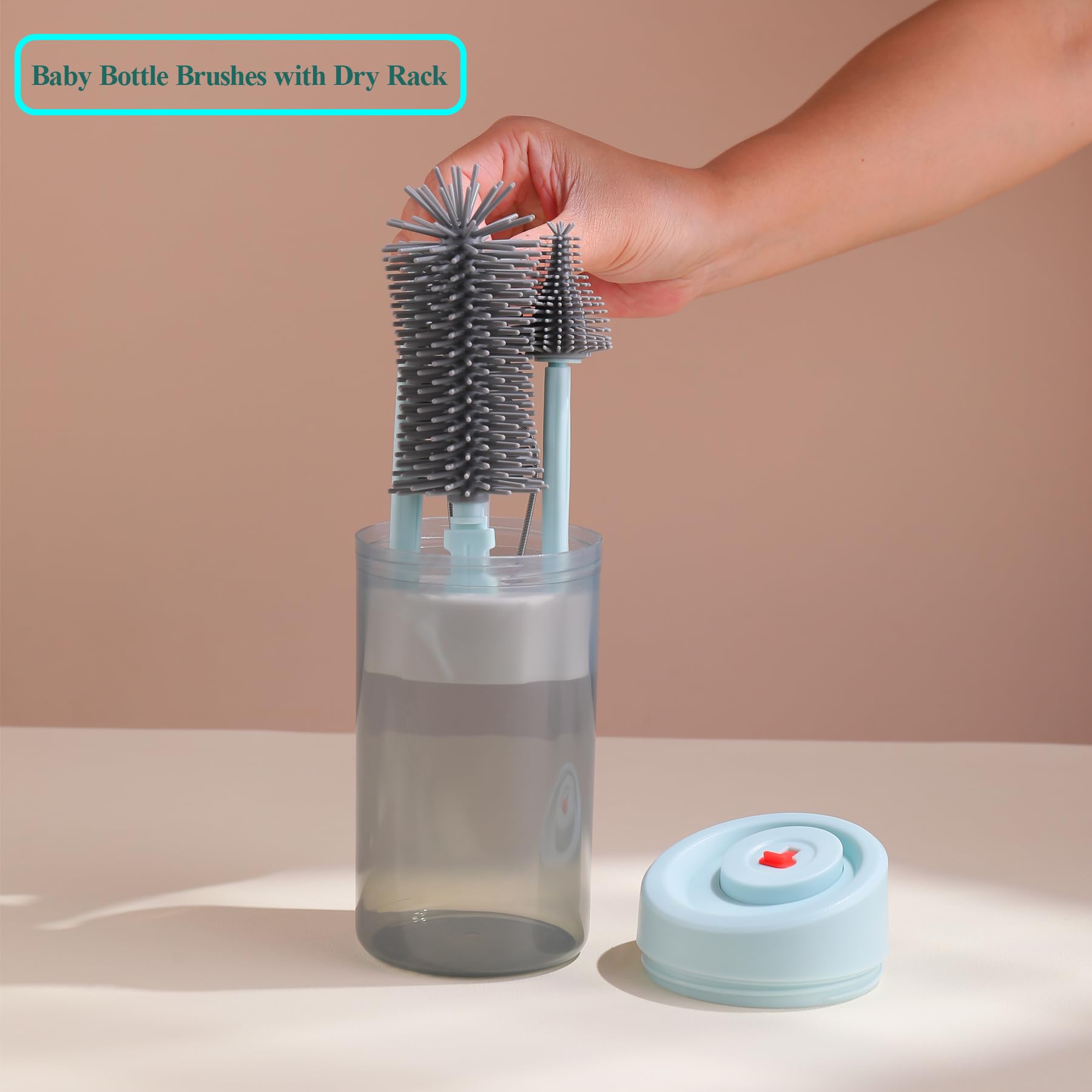 Electric Bottle Brush Cleaner In Baby Bottle Cleaner Set With