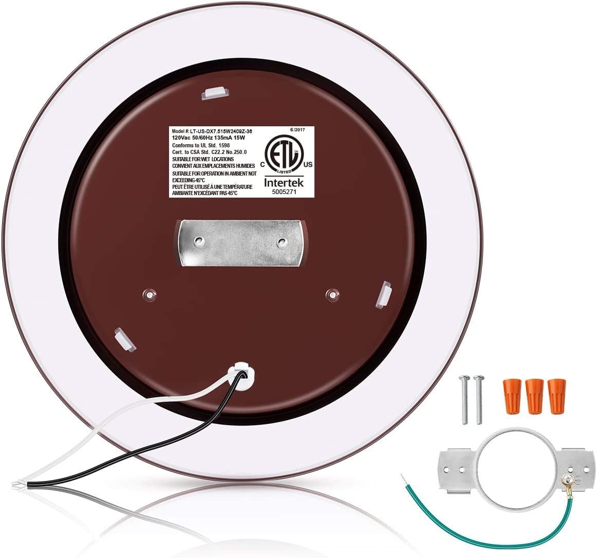 Bеѕt Cуbеr Dеаlѕ 🔥 4-Pack 7.5 Inch Flush Mount Ceiling Light Fixture, Dimmable, 950LM High Brightness, 15W (90W Equiv.), Warm White, 3000K, Bronze Finish, Ultra-Thin LED Disk Light with ETL FCC Listed Blасk Frіdау Sаlе 2022 4-Pack 7.5 Inch Flush Mount Ceiling Light Fixture, Dimmable, 950LM High Brightness, 15W (90W Equiv.), Warm White, 3000K, Bronze Finish, Ultra-Thin LED Disk Light with ETL FCC Listed