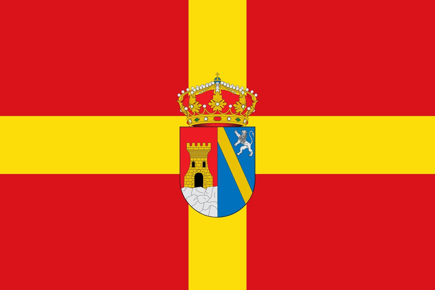 Drapeau paysage de Pedraza indéchirable pour vents forts