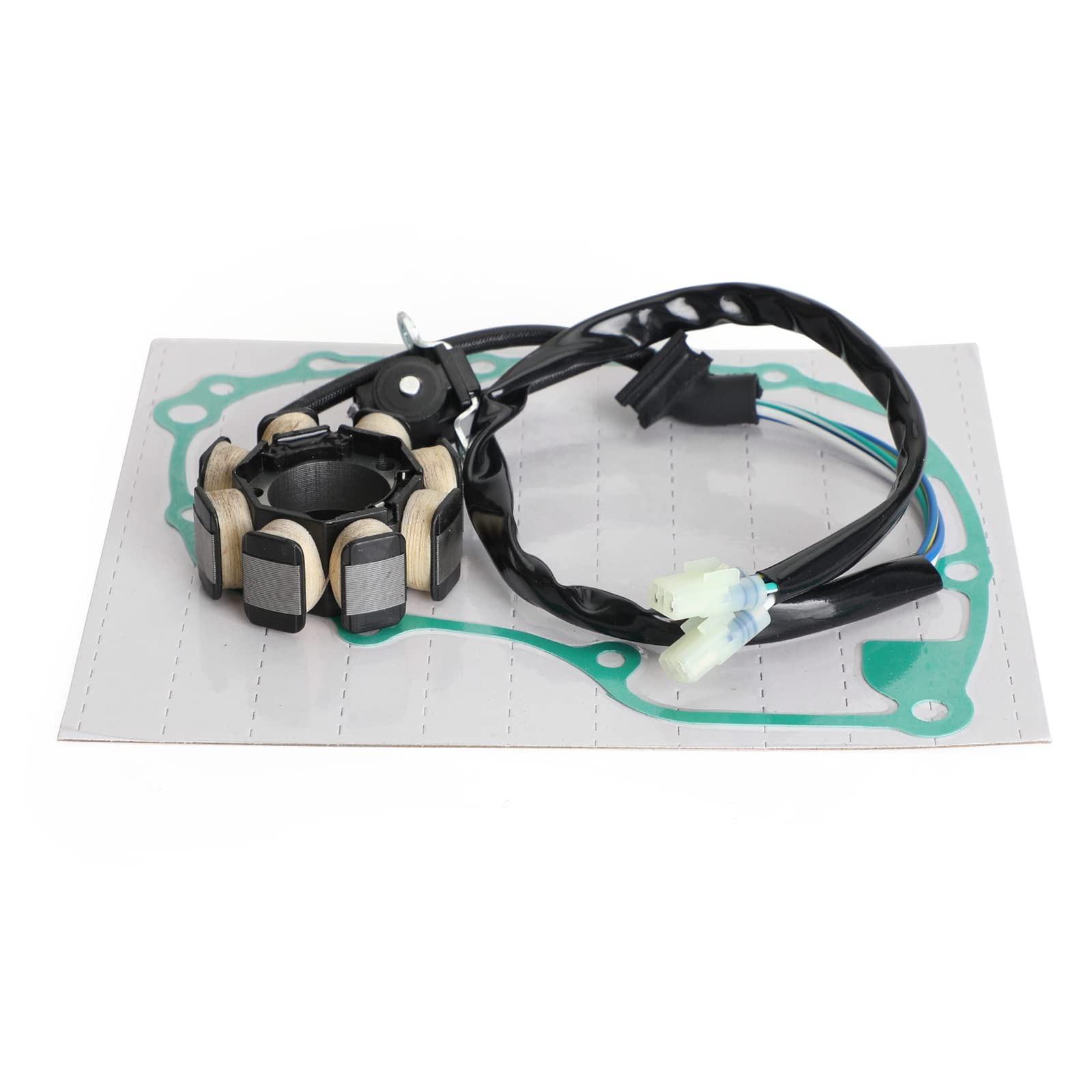 Topteng Bobina statorica del generatore Magneto con guarnizione fit per Honda CRF 450 R CRF450R 2005-2008, Assy statorica: 31120-MEN-730, 31120-MEN-731, 31120-MEN-A11