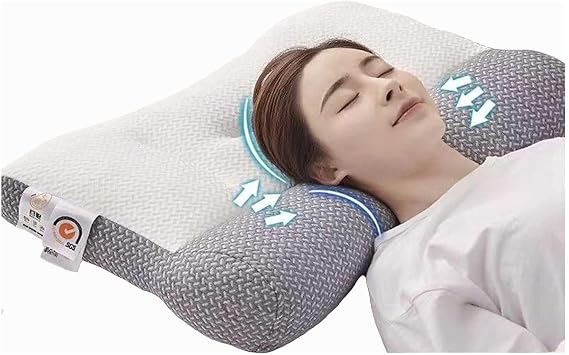 2024 Super Ergonomic Pillow for Sleep Apnea, Neck Support Pillow, Sleep Apnea Orthopedic Deep Sleep Pillow,Ergonomic Pillow for Neck and Shoulder