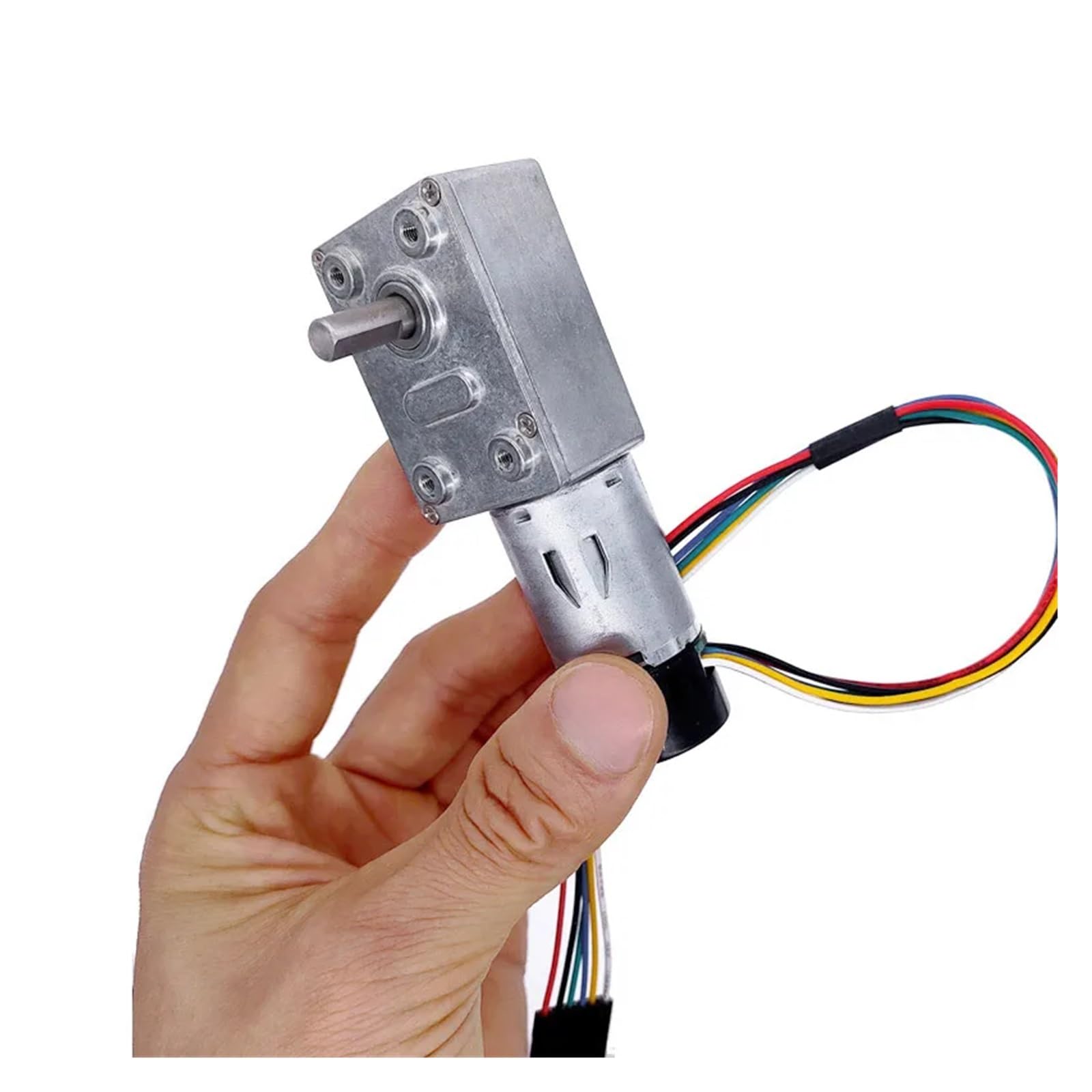 ZGY370EC Gleichstrommotor mit Encoder 11PPR JGY370 Encoder DC12V Schneckengetriebemotor mit großem Drehmoment 5-200 U/min(100)