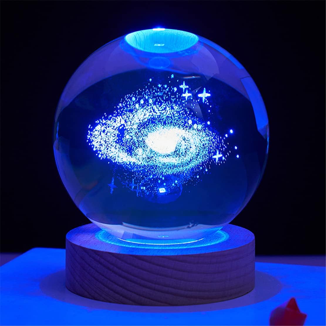 Sfera Di Cristallo Con Farfalla 3D E Luci LED - Decorazione Magica Per Camera - Foto 3