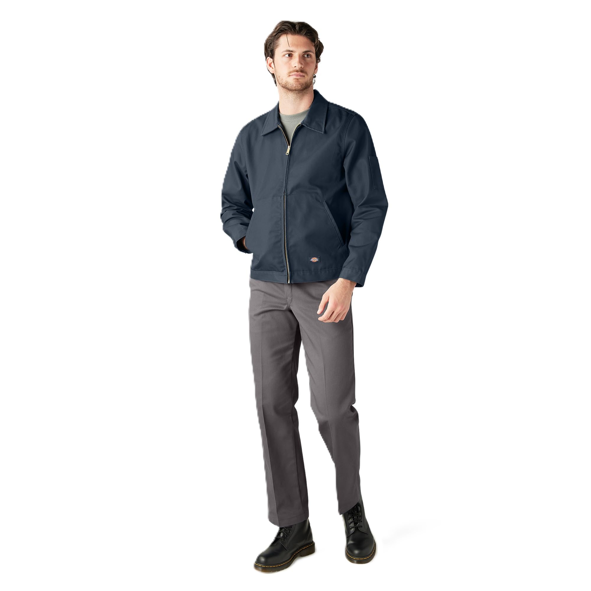 Dickies Men's Unlined Eisenhower Jacket, Airforce Blue, M