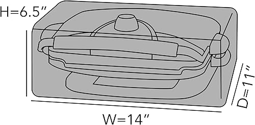 Vista 2 de Covermates Keepsakes - Funda para plancha - Protección contra el polvo - Resistente a las manchas - Lavable - Funda para electrodomésticos