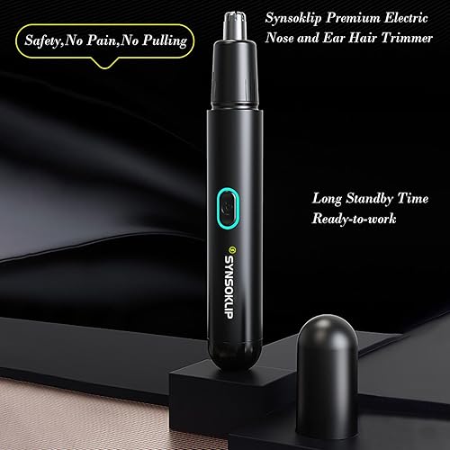 Miniatura 3 de Recortadora de pelo de nariz y orejas de máxima precisión, herramienta profesional de aseo para hombres y mujeres, sin dolor, sin tirones,