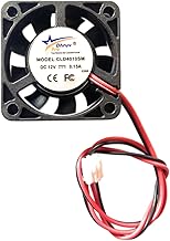 Plastic 12V Cooling Cabinet Fan Fan Square (12V 40X40X10-MM 1.5inch 6000-RPM)