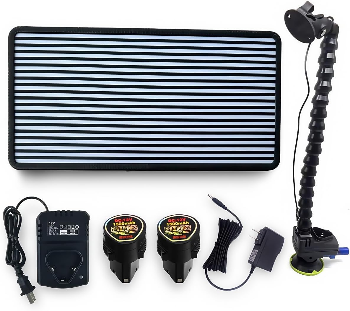 PDR Light Board, PDR Dent Reflection Light Board, LED Stripe Line Board Paintless Dent Repair Light, Lithium Battery Powered PDR Repair Reflection Tool for Car Body Dent Removal