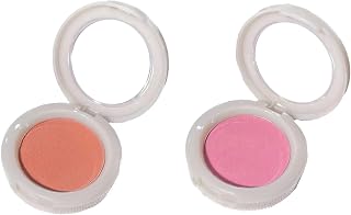 Powder Blush Set, Lightweight, Soft and Natural, with a Color that Enhances Face All Day and Easy to Dictate, 2PCS (Set A, Medium, 2Pcs)