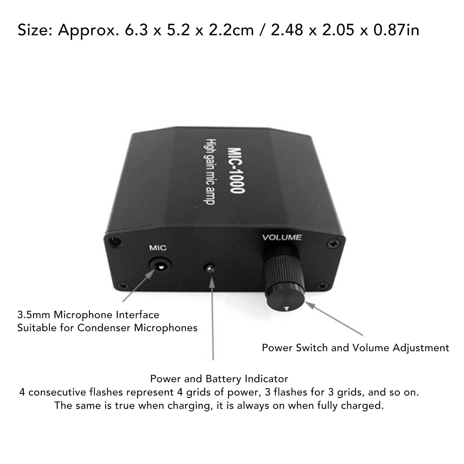 Amplificateur de Microphone Système de Haut-Parleur Portable Kit D'accessoires D'ampli Audio Micro pour Les Activités en Extérieur et en Intérieur