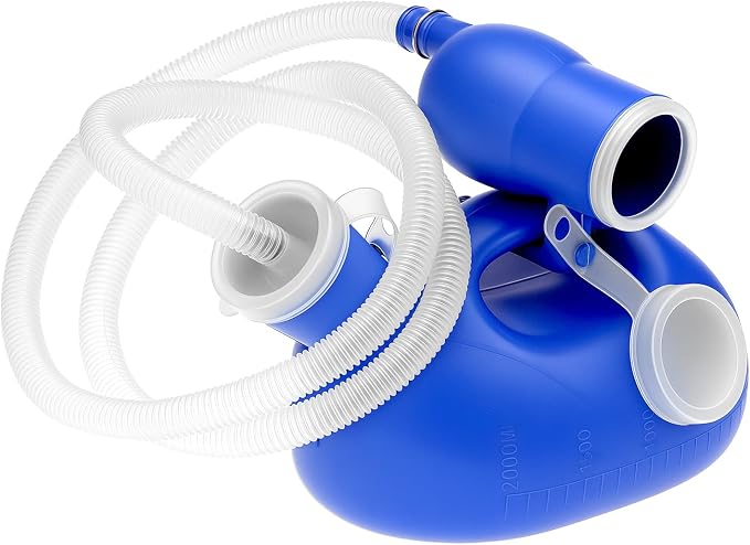 Orinal para hombre portátil 2000ml 2 unidades con tubo y tapa miniatura 5