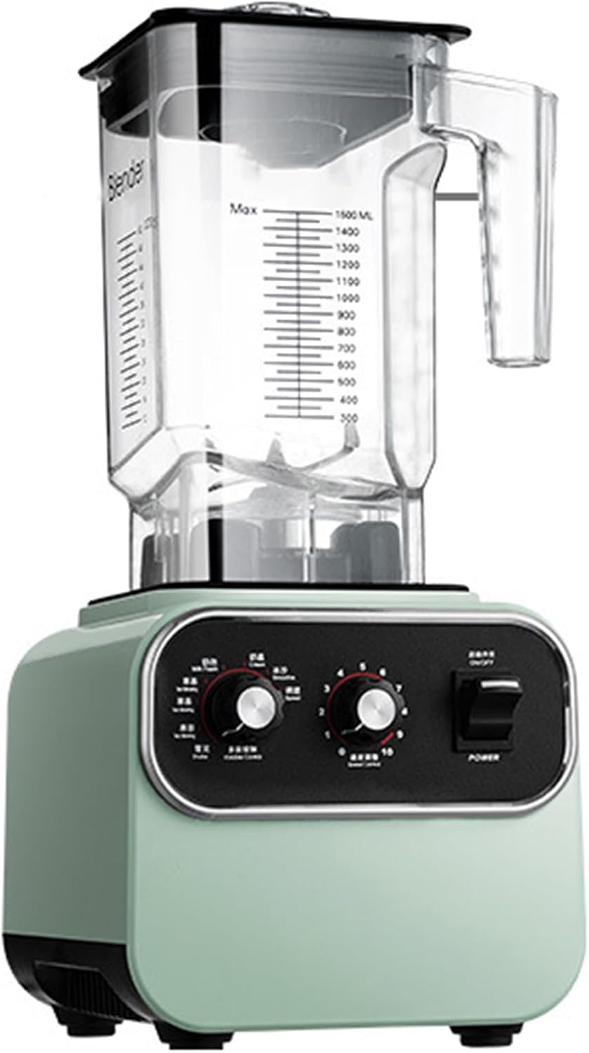 Smoothie Blender 1600W Motor 10 Speeds 2L Capacity 4D Spoiler for Pureeing Ice Crushing Shakes and Smoothies - Commercial Grade