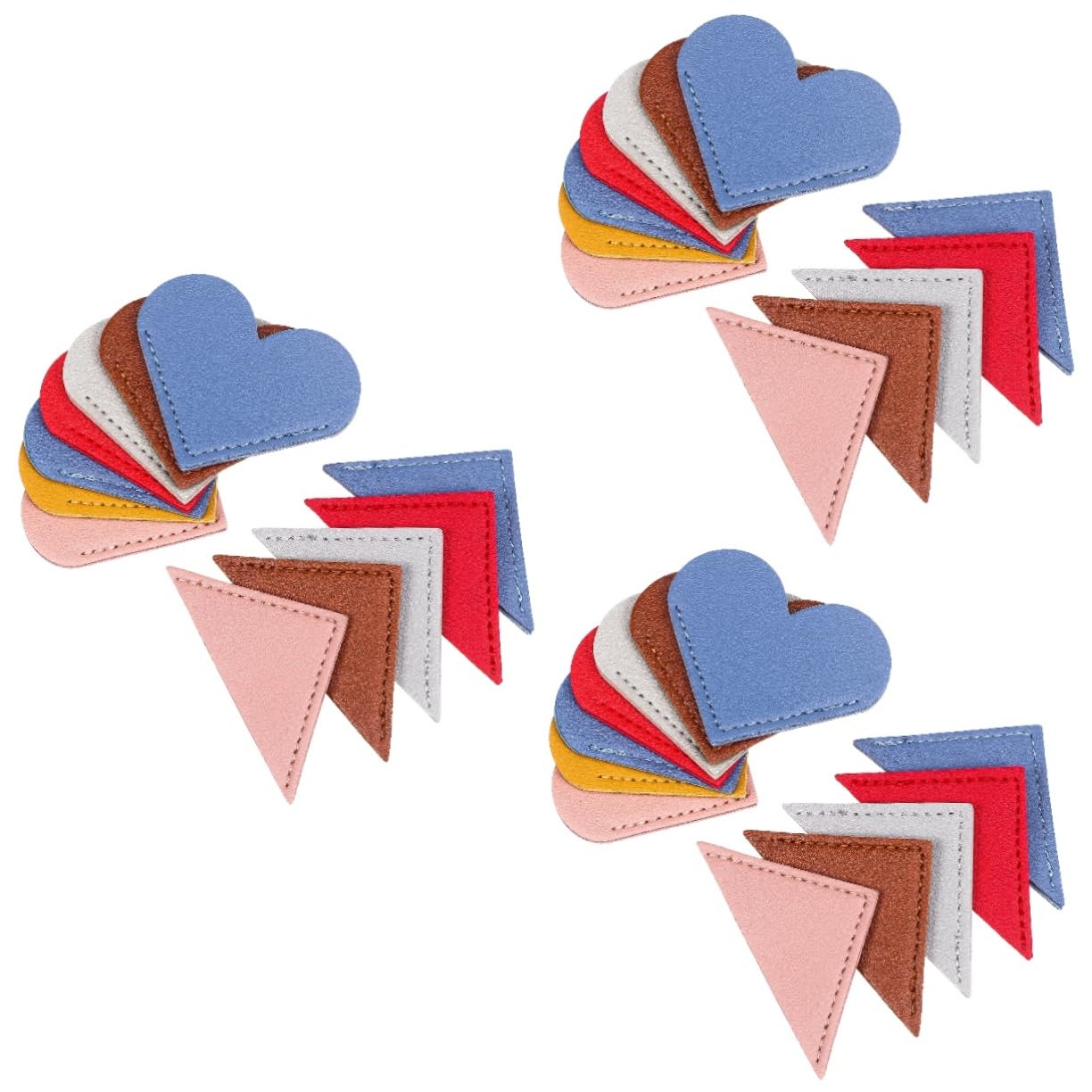 Marque pages cuir en forme triangle Uonlytech pour lecture (36 pièces) - 8