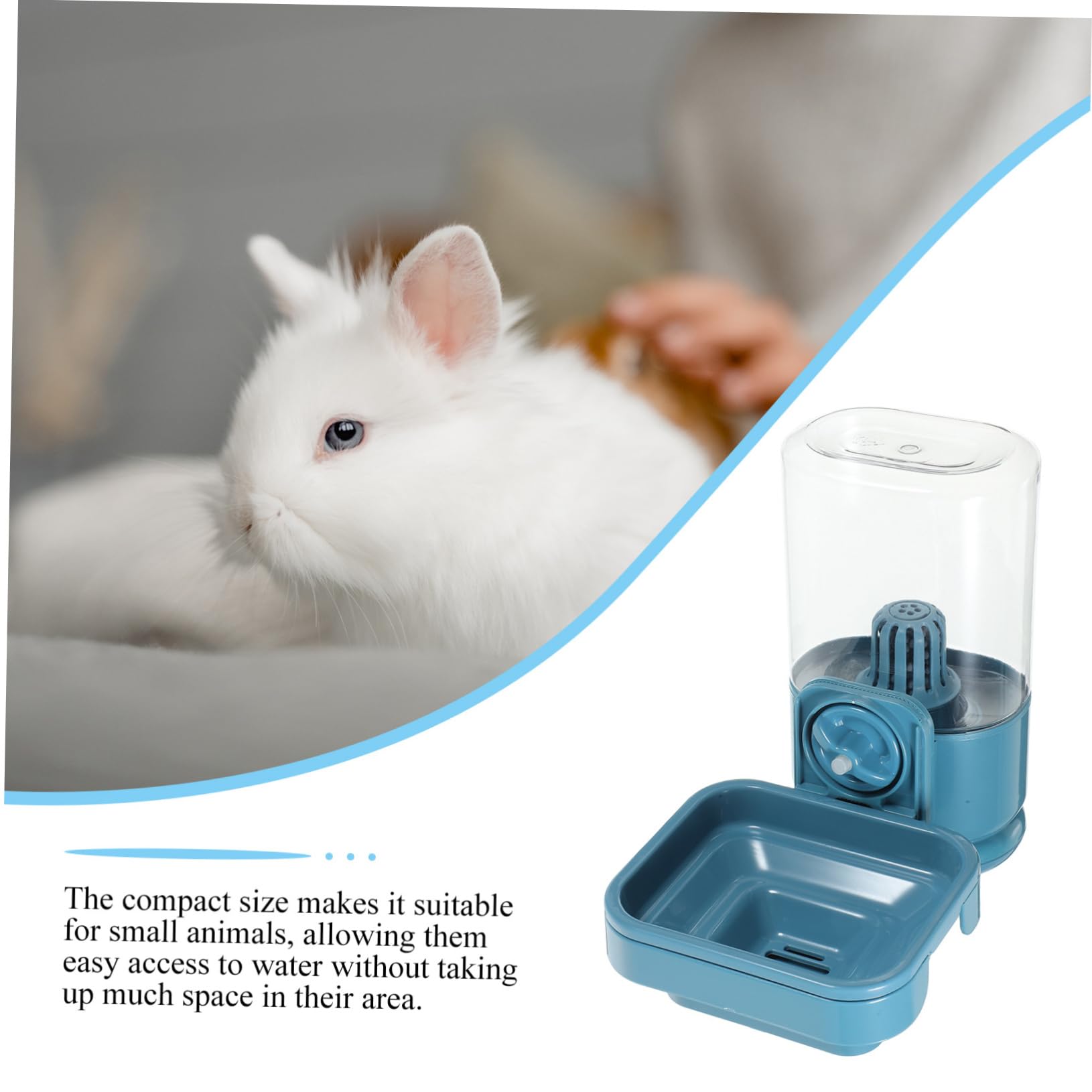 Abaodam Distributore Acqua Per Conigli Mangiatoio Per Piccoli Animali Abbeveratoio in Dispositivo Alimentazione Conigli Dispenser d Acqua Per Gabbia