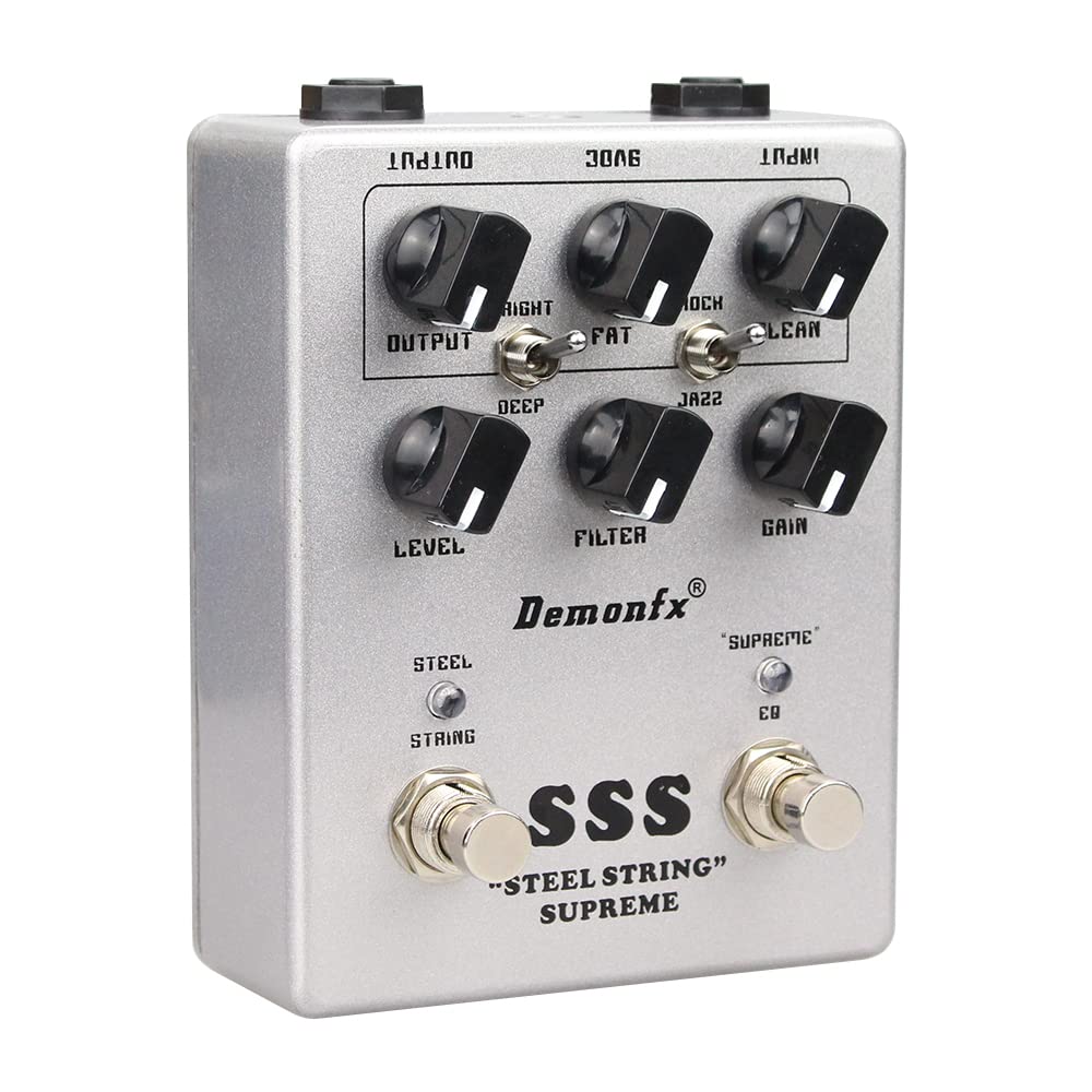 Amazon | Demonfx SSS STEEL STRING SUPREME/OVER DRIVE PREAMP