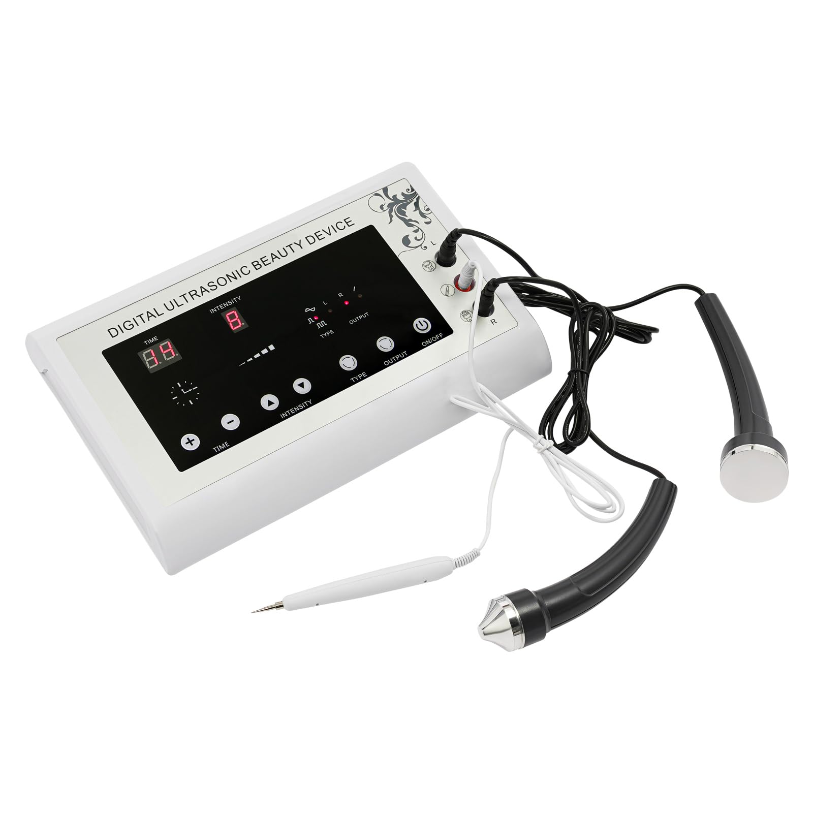 Instrumento de belleza ultrasónico, masajeador facial, limpiador de poros facial para pecas, arrugas, lifting piel, alisado