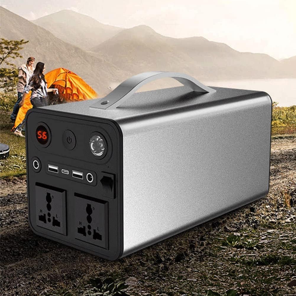 Centrale Elettrica Portatile da 300 W, Generatore di Batteria al Litio da 84000 mAh, Backup di Alimentazione di Emergenza, per Picnic All'aperto, Pesca, Viaggi, Feste, Campeggio/Camper/Uso Domestico