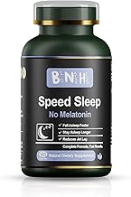 BNH Speed Sleep - Melatonin Free Formula - Ancient Chinese Remedy - 15 Herbs - Fall & Stay Asleep Faster - Wake Refreshed & Energized - No Groggy Feeling - Relax - Calms Mind- Drug Free - 180 Count
