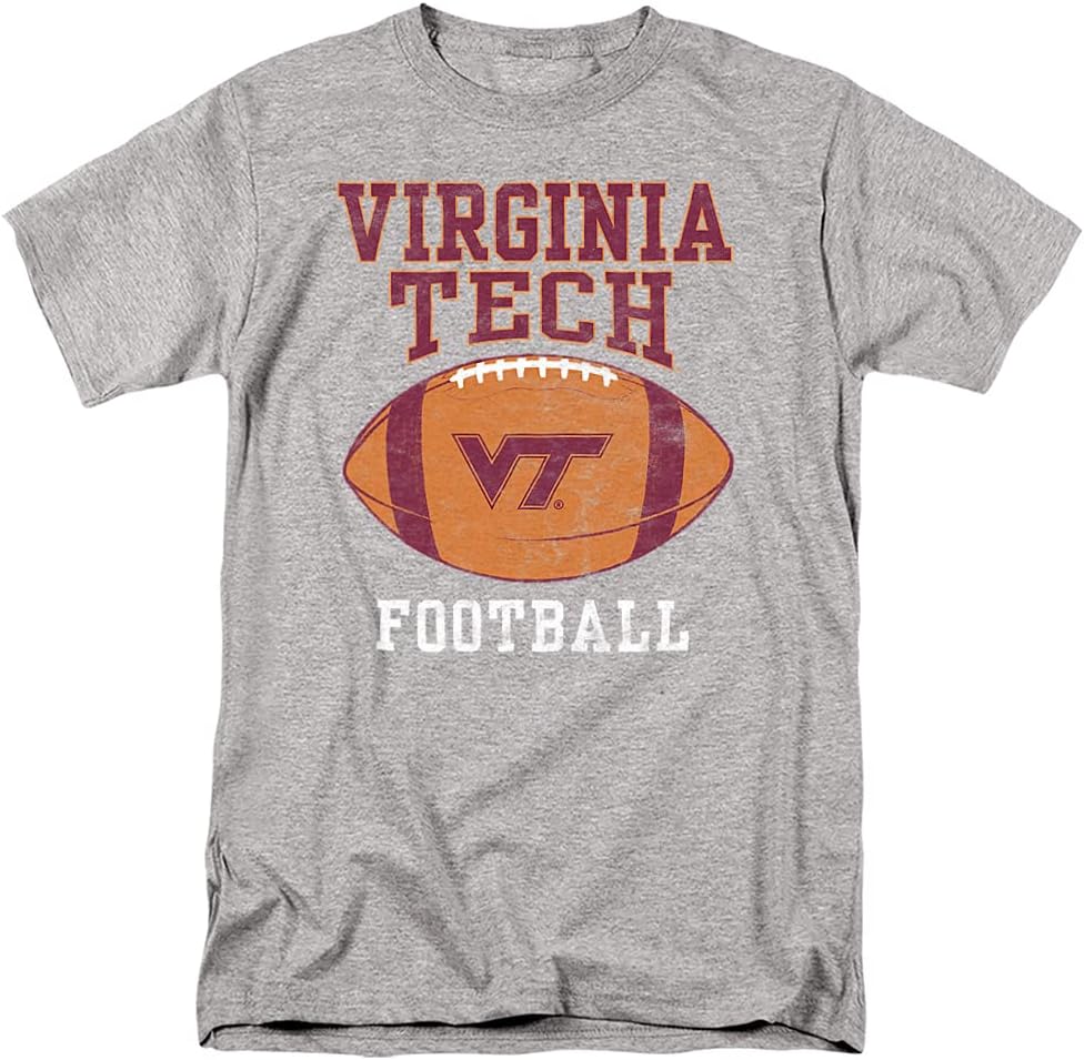 Virginia Tech Official Football Ball Unisex Adult T Shirt