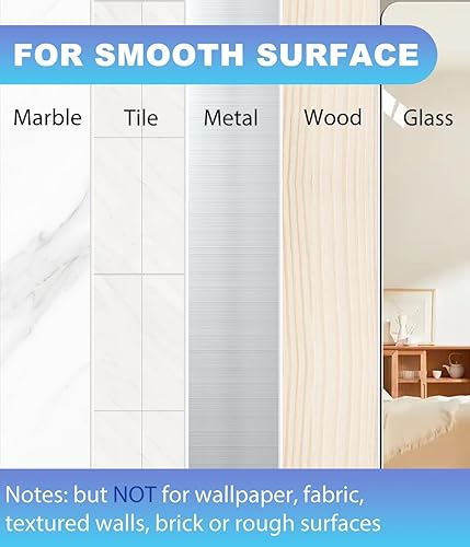 Miniatura 6 de 14 ganchos para toallas con tiras extraíbles para colgar, adhesivo de pared resistente, al aire libre sin daños, gancho adhesivo para baños, ducha,