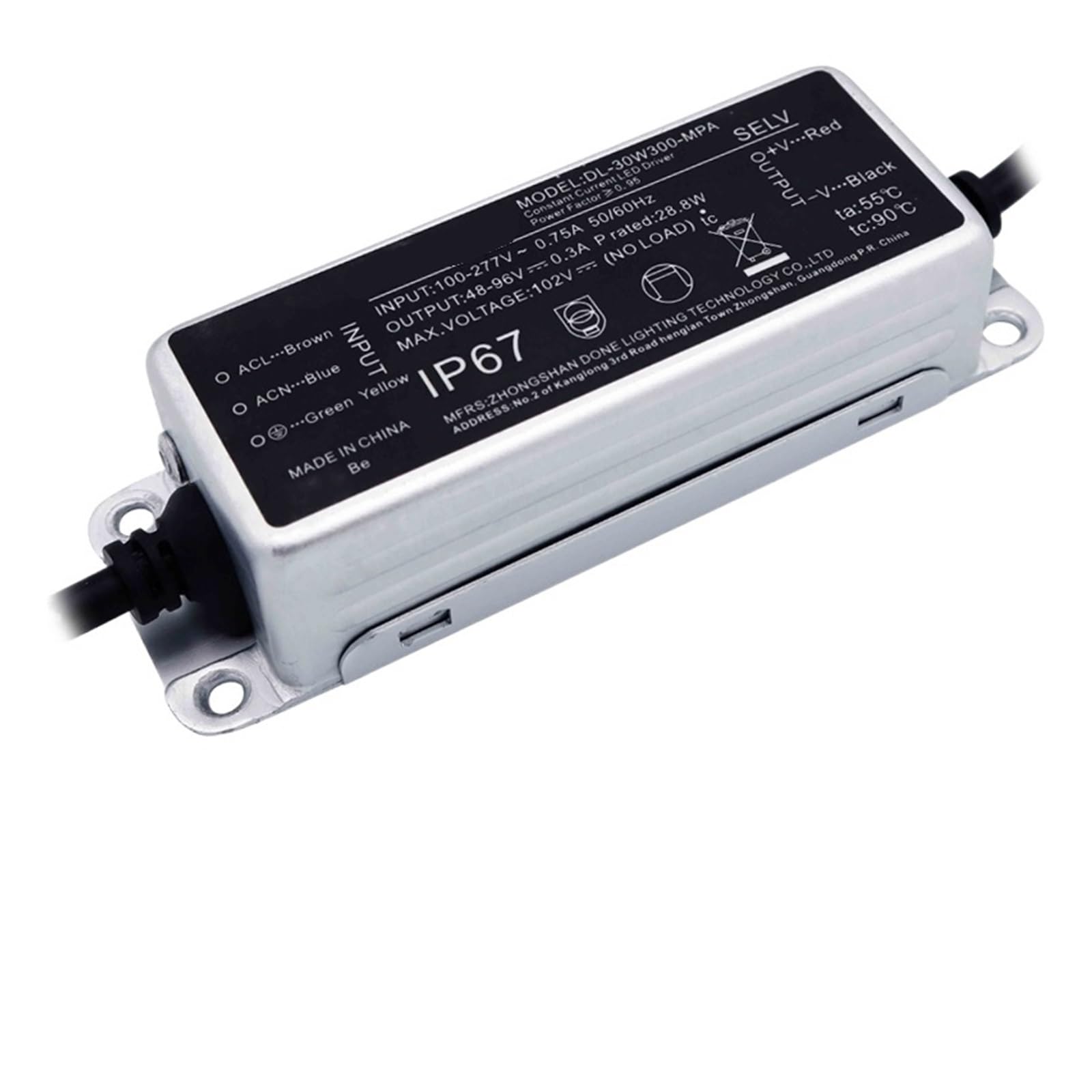 Ballast de lampadaire 28W42W DL-50W900-MPA Courant Constant