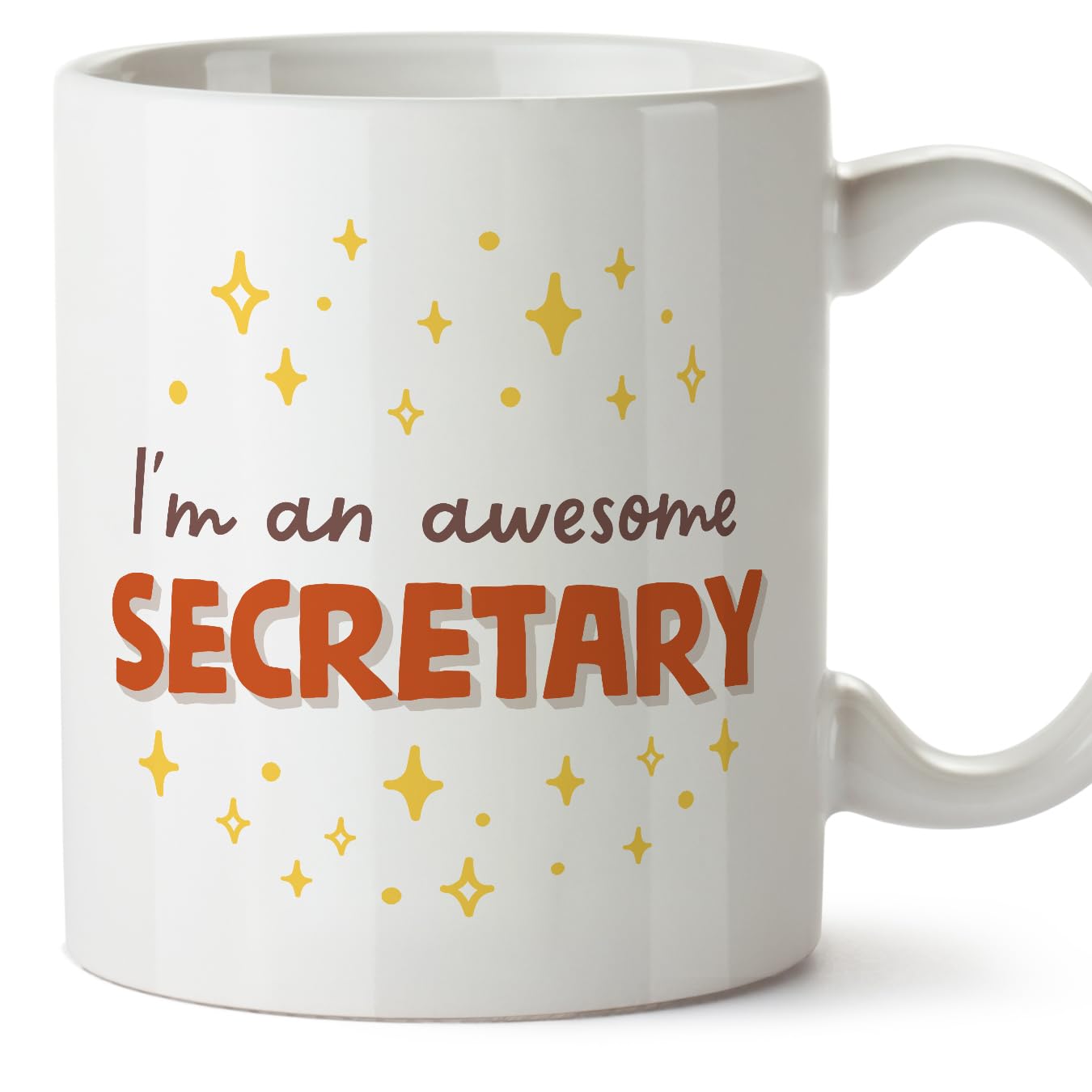 MUGFFINS Secretary Man Mug - in English - I'm Awesome! - Funny Gift for Colleagues - Ceramic 11oz Mug