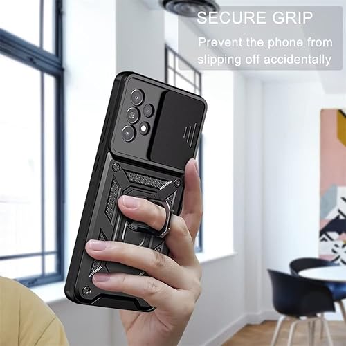 Miniatura 5 de Funda para Galaxy A23 4G, Galaxy A23 5G, TPU de grado militar + PC soporte integrado diseño de doble capa funda de protección resistente para