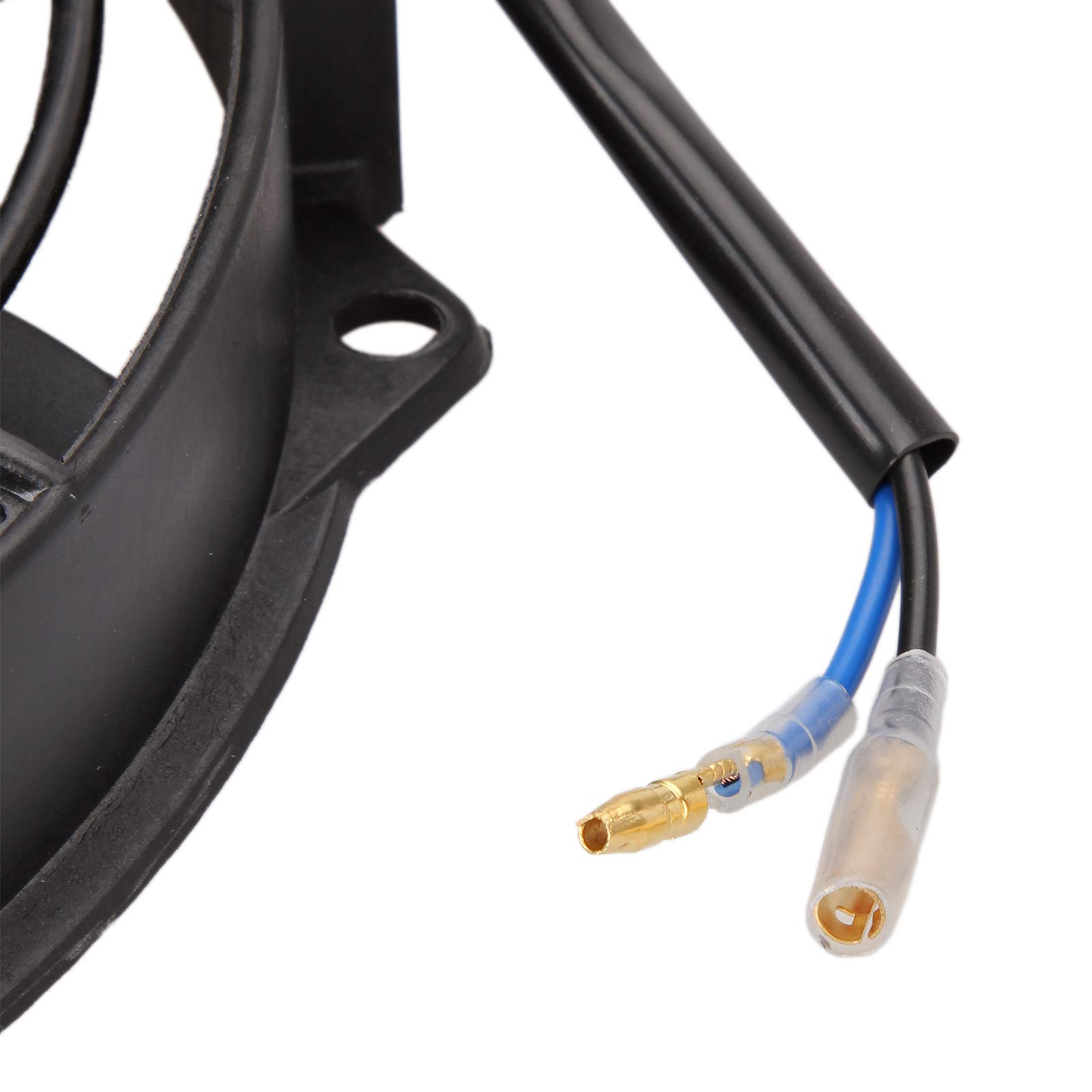 Ventola di raffreddamento elettrica universale per il radiatore del motore, linea sottile e lame curve - Potenza 12V 80 W - Dimensioni 23 cm